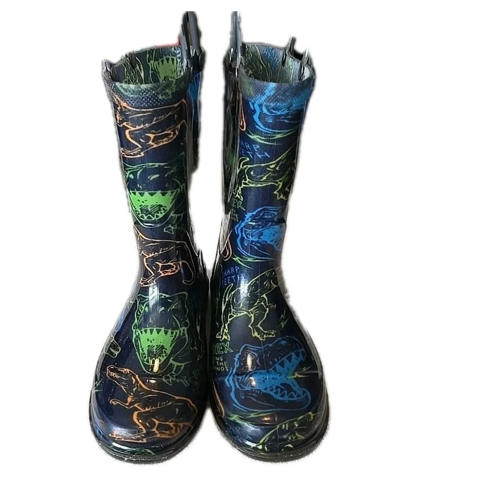 Member's Mark Boy's Rain Boot Dinosaur Sz‎ 11/12